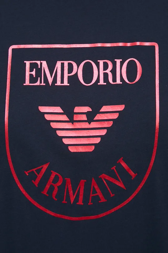 tmavomodrá Bavlnená nočná košeľa Emporio Armani Underwear