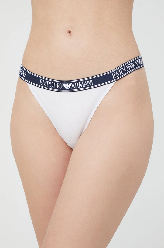 biela Tangá Emporio Armani Underwear (2-pak) Dámsky