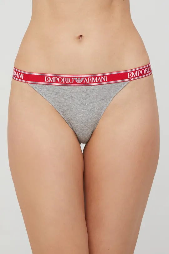 sivá Tangá Emporio Armani Underwear (2-pak) Dámsky