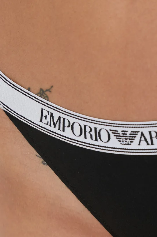μαύρο Στρινγκ Emporio Armani Underwear (2-pack)