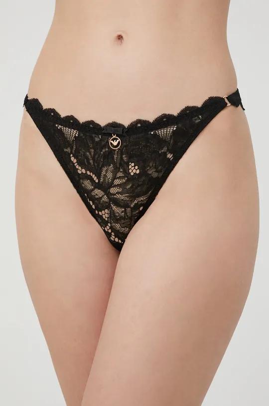 čierna Tangá Emporio Armani Underwear Dámsky