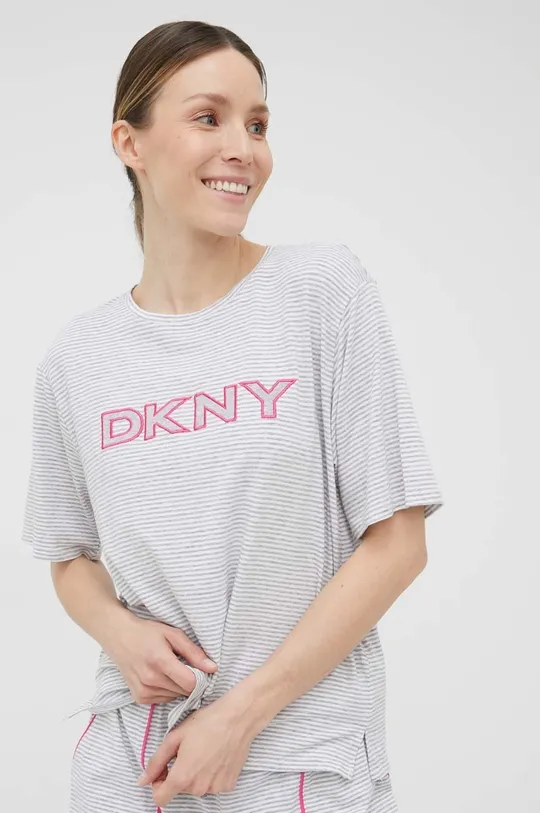 Pyžamo Dkny  58% Bavlna, 5% Elastan, 37% Viskóza