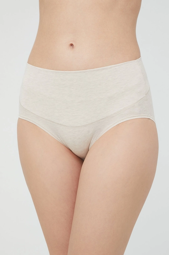 beżowy Spanx figi modelujące Cotton Control Damski