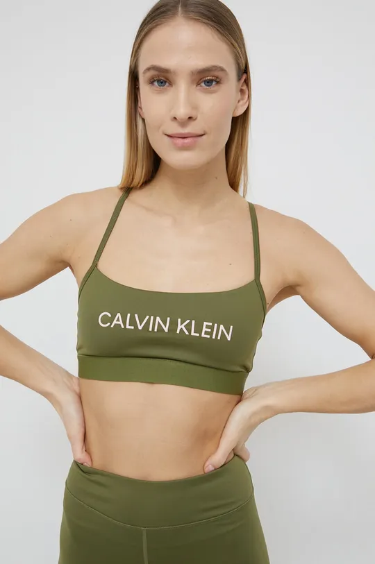 zelená Podprsenka Calvin Klein Performance Dámsky