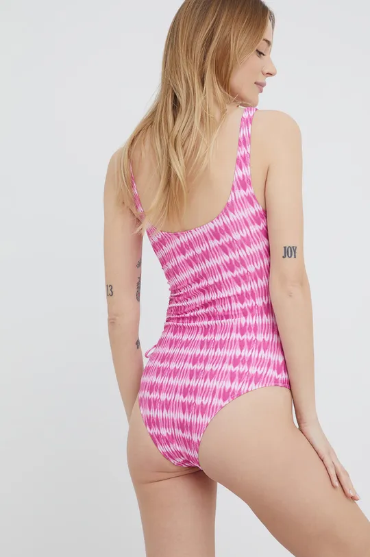 Суцільний купальник Pepe Jeans Laila Swimsuit рожевий