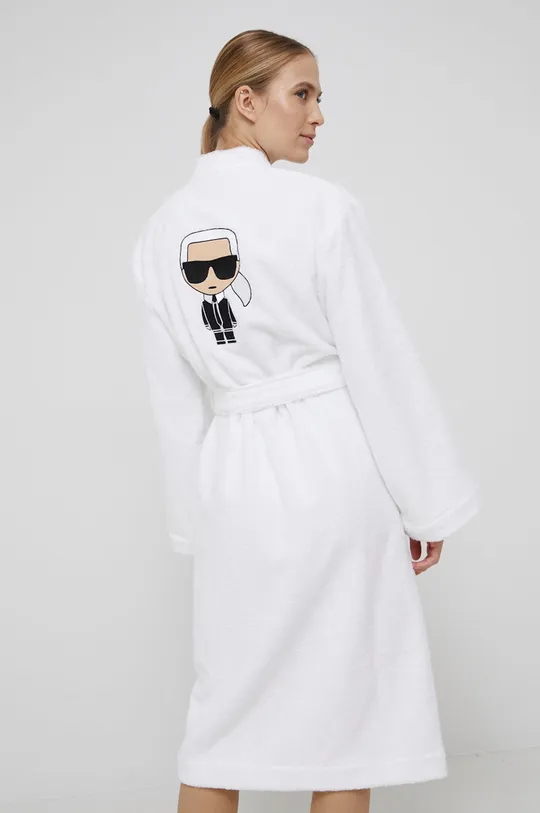 Karl Lagerfeld szlafrok 220W2185 biały