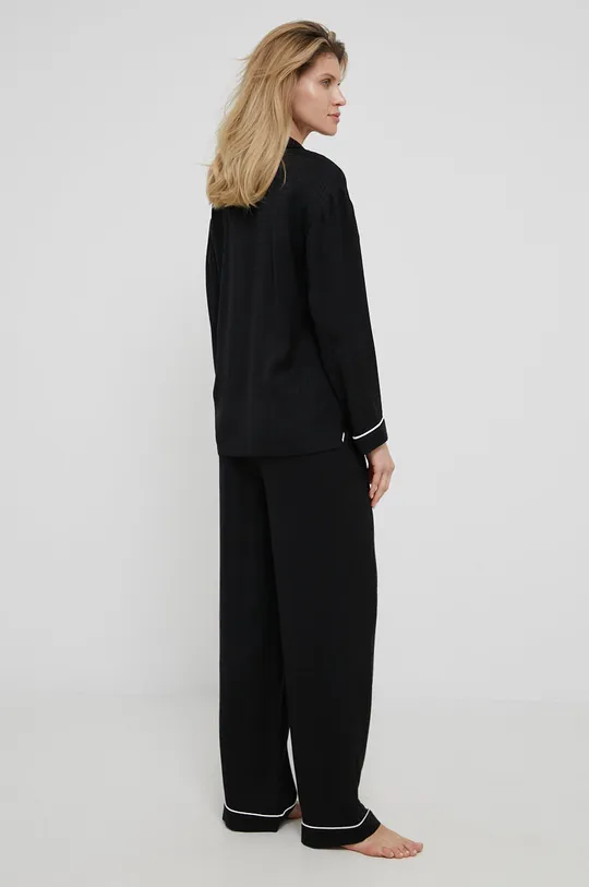 Karl Lagerfeld piżama z opaską na oczy 220W2129 czarny