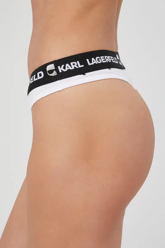 Στρινγκ Karl Lagerfeld λευκό