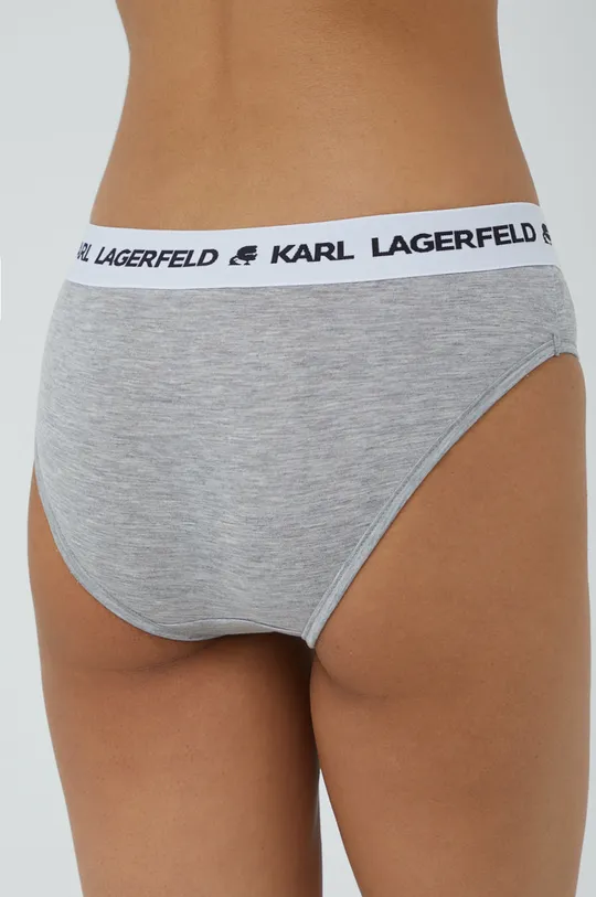 Nohavičky Karl Lagerfeld sivá