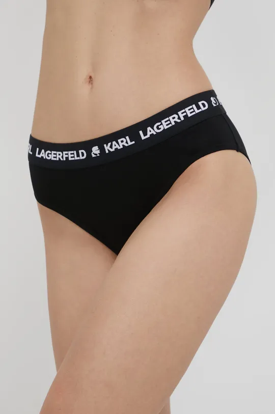 Nohavičky Karl Lagerfeld čierna