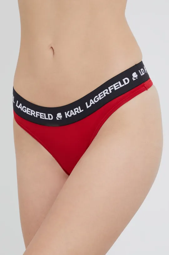 czerwony Karl Lagerfeld stringi (2-pack) 211W2126.51 Damski