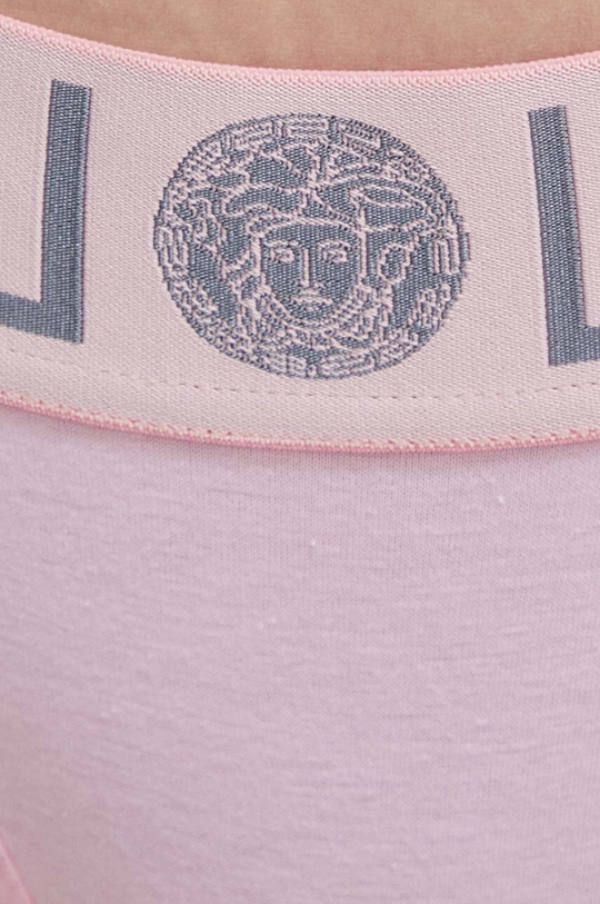 pink Versace thongs