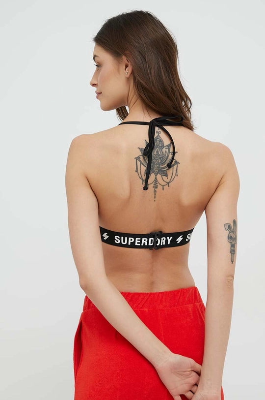 Plavková podprsenka Superdry čierna