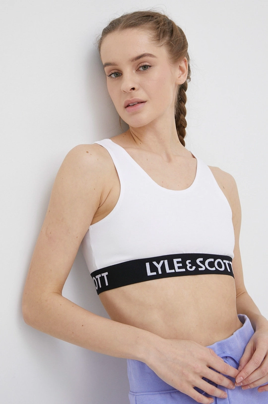 bianco Lyle & Scott reggiseno sportivo