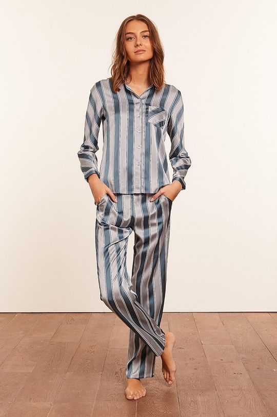 Pyžamové kalhoty Etam modrá