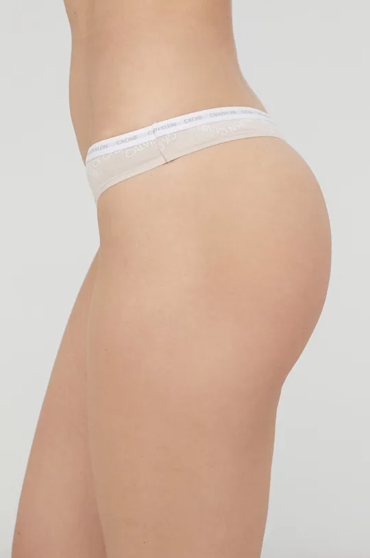 Calvin Klein Underwear stringi CK One (2-pack) 95 % Bawełna, 5 % Elastan