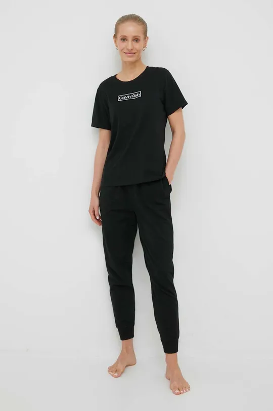 negru Calvin Klein Underwear tricou de pijama De femei