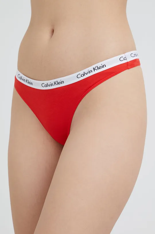 κόκκινο Στρινγκ Calvin Klein Underwear Γυναικεία