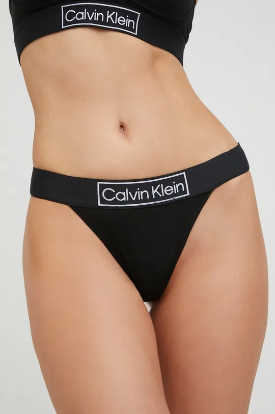 crna Tange Calvin Klein Underwear Ženski