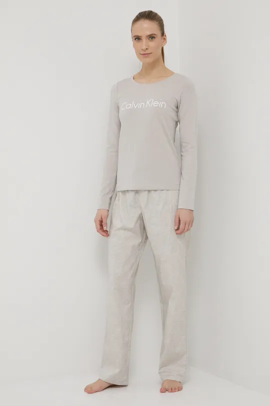 сірий Піжама Calvin Klein Underwear Жіночий