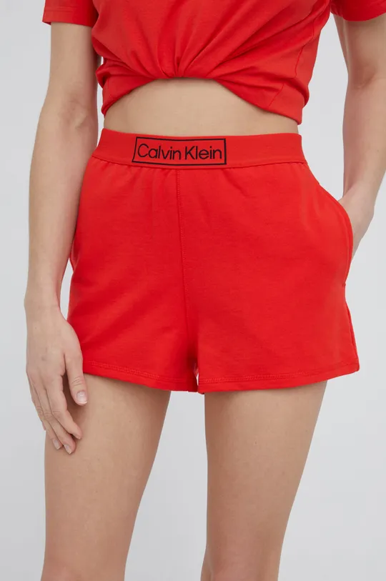 červená Pyžamové šortky Calvin Klein Underwear Dámsky