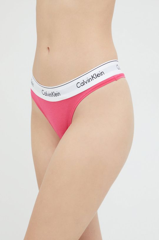 sýto ružová Tangá Calvin Klein Underwear Dámsky