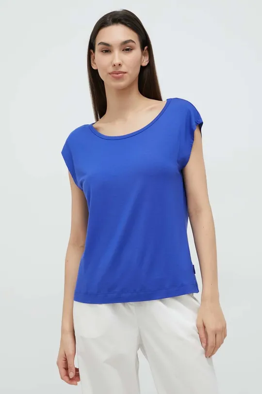 modrá Pyžamové tričko Calvin Klein Underwear Dámsky