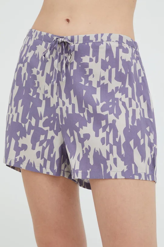 lila Calvin Klein Underwear rövid pizsama Női