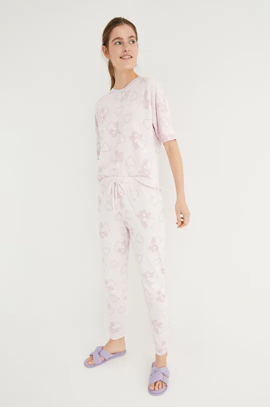 rózsaszín women'secret pizsama Női