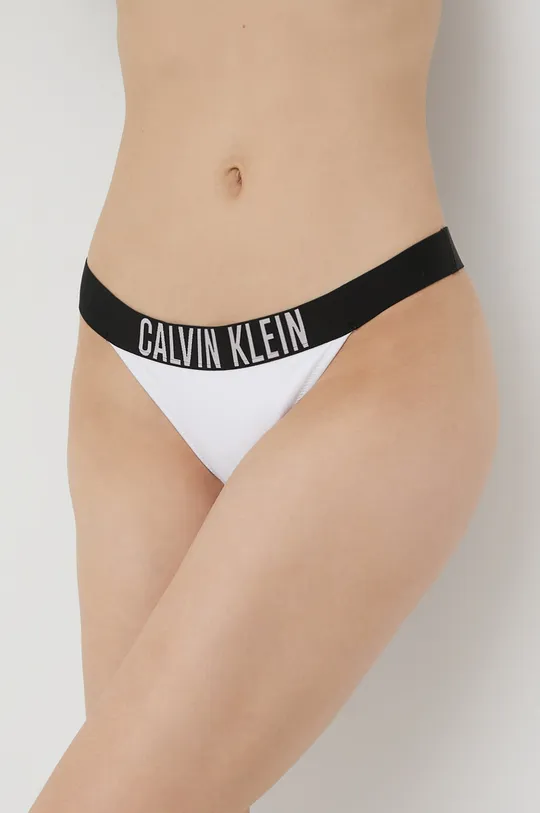 λευκό Μαγιό σλιπ μπικίνι Calvin Klein Γυναικεία