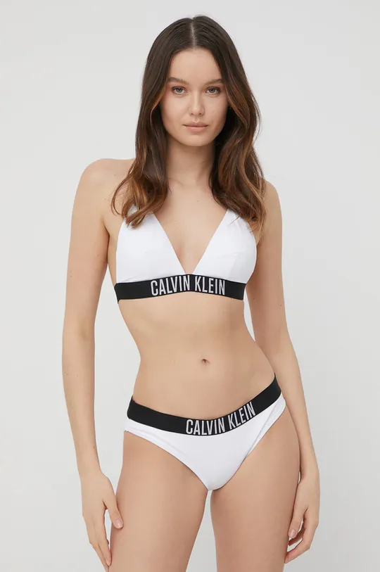 biały Calvin Klein biustonosz kąpielowy