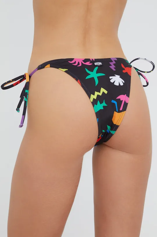 Bikini brazilian Moschino Underwear μαύρο