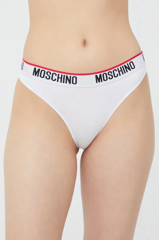 bela Spodnjice Moschino Underwear Ženski
