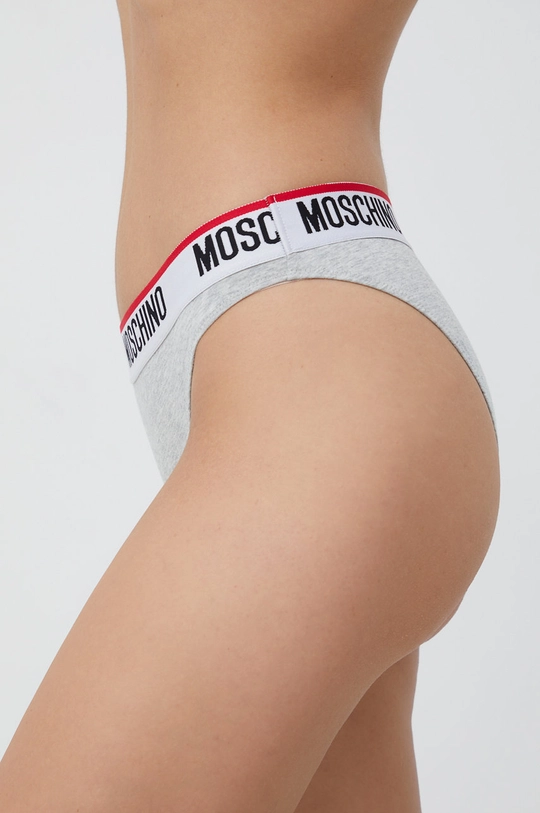 Трусы Moschino Underwear серый