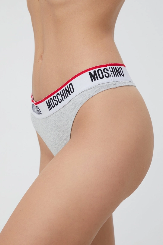 Στρινγκ Moschino Underwear γκρί