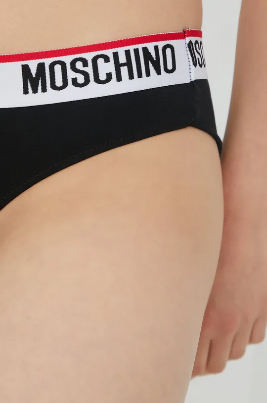 μαύρο Σλιπ Moschino Underwear