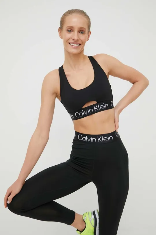 Športová podprsenka Calvin Klein Performance Active Icon čierna