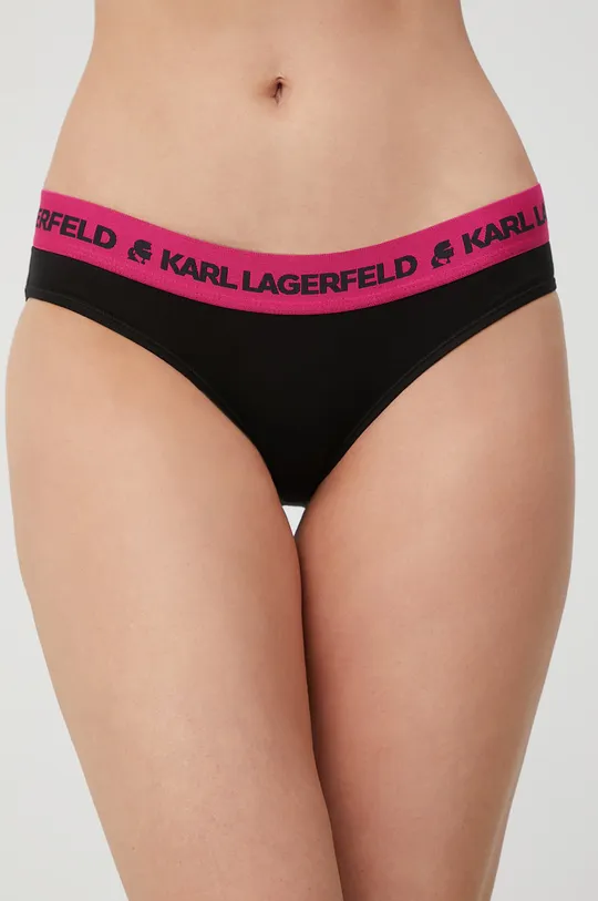 czarny Karl Lagerfeld figi (2-pack) 211W2125.61 Damski