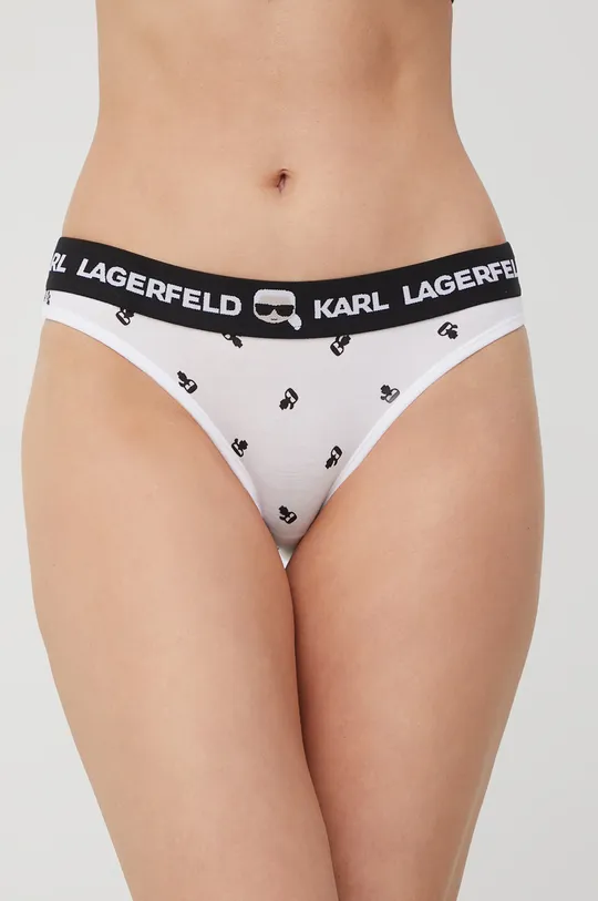 czarny Karl Lagerfeld figi kąpielowe (2-pack) 220W2157.61 Damski