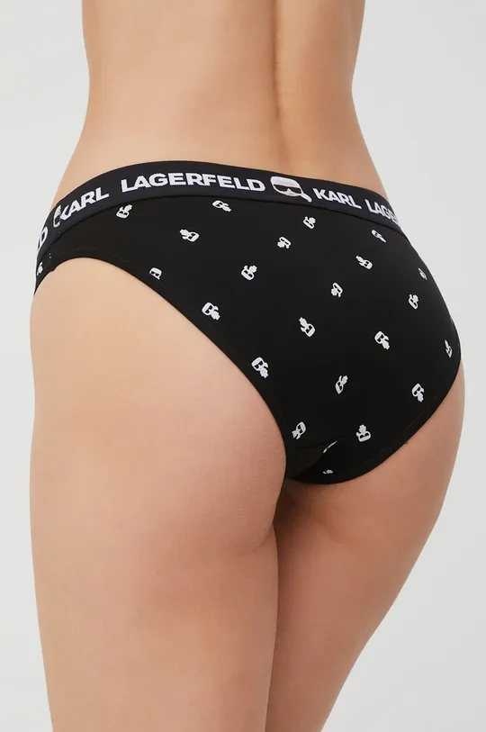 czarny Karl Lagerfeld figi kąpielowe (2-pack) 220W2157.61