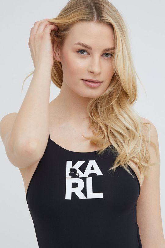 Karl Lagerfeld jednoczęściowy strój kąpielowy KL22WOP01 Materiał zasadniczy: 85 % Poliamid, 15 % Elastan, Podszewka: 84 % Poliester, 16 % Elastan