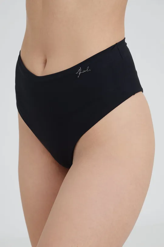 čierna Brazílske plavkové nohavičky Karl Lagerfeld Dámsky