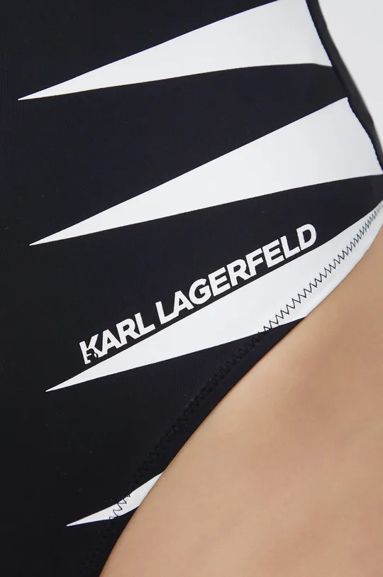 чорний Суцільний купальник Karl Lagerfeld