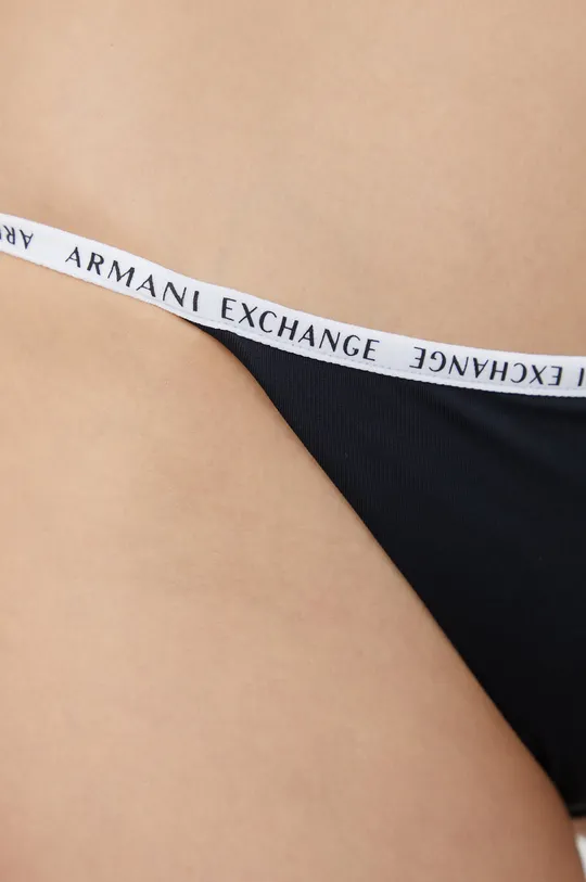 czarny Armani Exchange brazyliany kąpielowe 943031.2R607