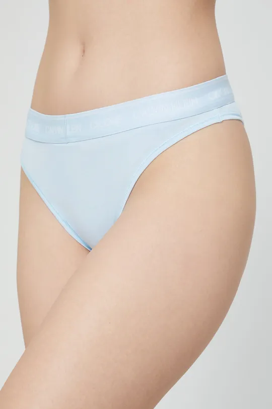 μπλε Brazilian στρινγκ Calvin Klein Underwear Γυναικεία