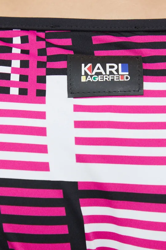 Karl Lagerfeld figi kąpielowe KL20WBT31 Materiał zasadniczy: 82 % Poliamid, 18 % Elastan, Podszewka: 86 % Poliamid, 14 % Elastan