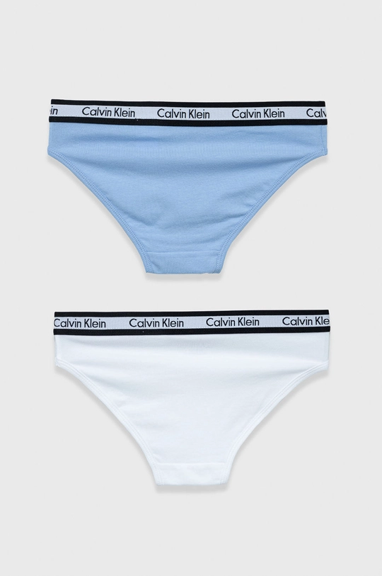 Calvin Klein Underwear figi dziecięce (2-pack) Podszewka: 100 % Bawełna, Materiał zasadniczy: 95 % Bawełna, 5 % Elastan, Taśma: 8 % Elastan, 57 % Poliamid, 35 % Poliester