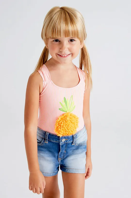 narančasta Dječji kupaći kostim Mayoral Za djevojčice