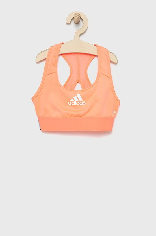 рожевий Дитячий спортивний бюстгальтер adidas Performance HD4353 Для дівчаток