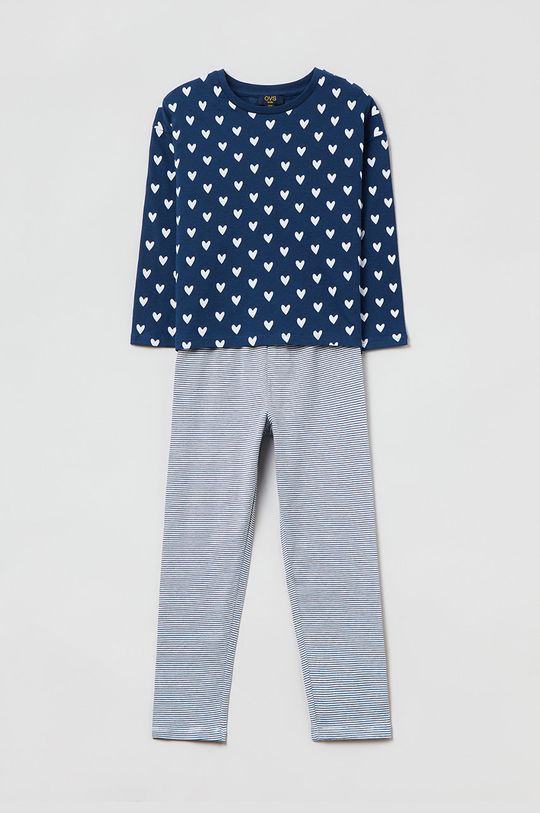 námořnická modř Dětské bavlněné pyžamo OVS Dívčí